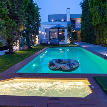 Luxury Villa Hestia Grey With Private Pool Rethymno Exteriör bild